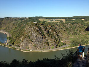 Der Loreleyfelsen (Foto: Mike Weiland)
