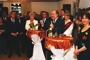 Kurt Beck während seiner Rede in Lahnstein.